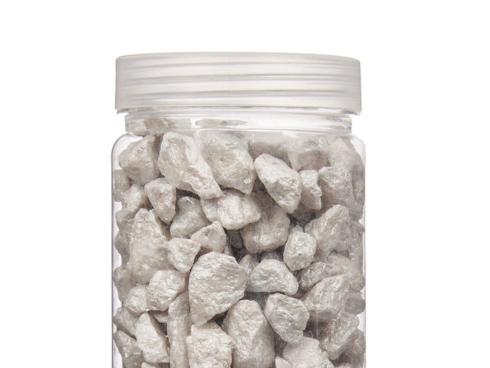 GIFTDECOR Bote Piedra 10-20 mm Metalizada Gris 700g