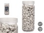 GIFTDECOR Bote Piedra 10-20 mm Metalizada Gris 700g