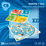 CB Games Juego de parchís y oca de madera