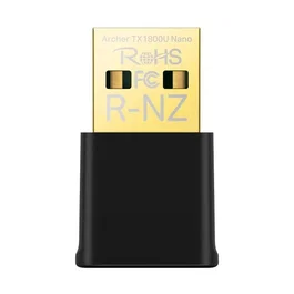 TP-Link Archer TX1800U Nano Adaptador USB WiFi 6 (802.11ax) Doble Banda 1800 Mbps, Negro