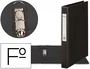 Pardo Carpeta 2 anillas 40 mm folio negro plastico 285 x 335 mm