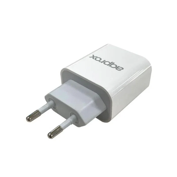 Approx APPUSBWALL30 Cargador Pared USB-C Blanco Carga Rápida PD 20W Compatible con iPhone 13