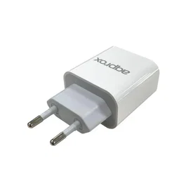 Approx APPUSBWALL30 Cargador Pared USB-C Blanco Carga Rápida PD 20W Compatible con iPhone 13