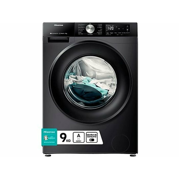Lavadora Hisense WF3S9043BB3 1400 rpm 9 kg Lavadora Hisense WF3S9043BB3 1400 rpm 9 kg