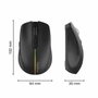 Coolbox Ratón Gaming W01 1600 DPI Inalámbrico Negro