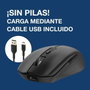 Coolbox Ratón Gaming W01 1600 DPI Inalámbrico Negro
