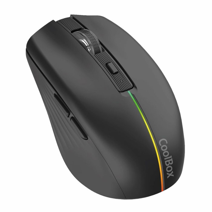 Coolbox Ratón Gaming W01 1600 DPI Inalámbrico Negro Coolbox Ratón Gaming W01 1600 DPI Inalámbrico Negro