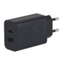 Motorola Cargador TurboPower 50W con Cable USB-C y Salidas Duales USB-C + USB-A, Negro