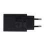 Motorola Cargador TurboPower 50W con Cable USB-C y Salidas Duales USB-C + USB-A, Negro