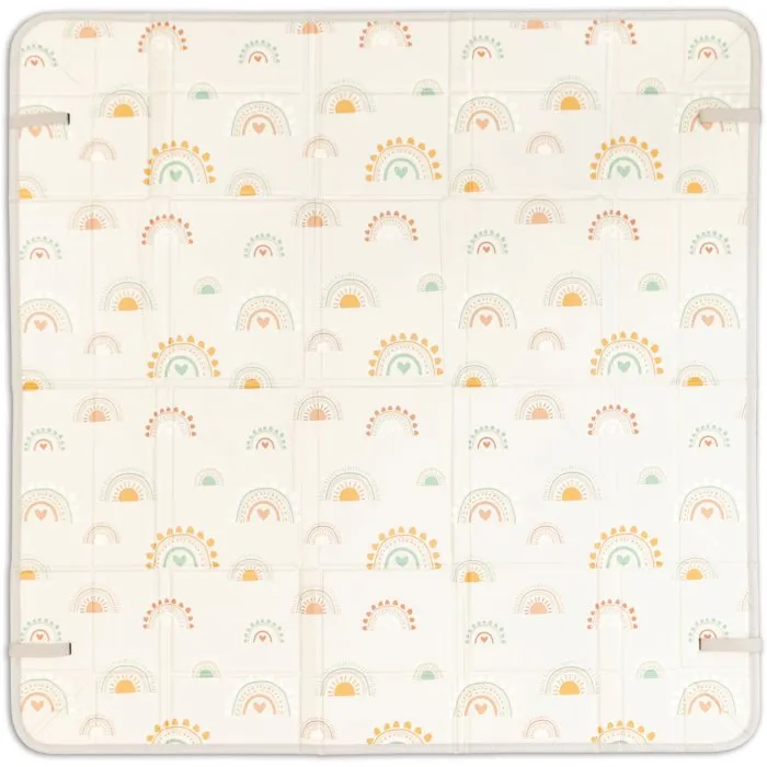 Infantino INF0773554130744 Tapete de Juego Gigante Plegable Infantino Arcoíris para Bebé