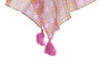 DKD Home Decor Kaftan Mediterraneo Fucsia Naranja 180 x 90 cm (4 Unidades)