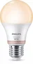 Philips Bombilla LED Inteligente Wi-Fi/Bluetooth A60 E27 8W (Equivalente 60W) - Blanco Mate, Regulable 2700-6500K, Clase F, PHI WFB 60W A60 E27 827-65 TW 2PF/6