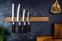 Forged Cuchillo de cocina FOR8720039623552 Acero Japonés 440C Mango Madera Dalbergia Hoja 12.5 cm