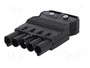 WIELAND Conector de bloque de bornas desmontable GESIS 20A Negro