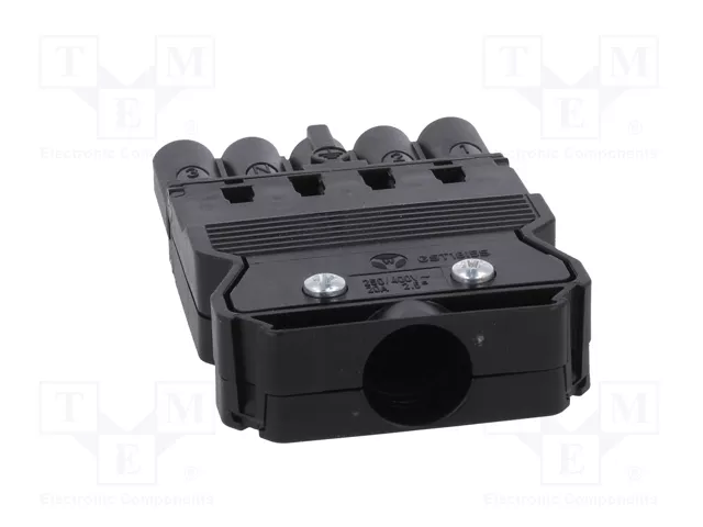 WIELAND Conector de bloque de bornas desmontable GESIS 20A Negro