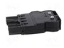 WIELAND Conector de bloque de bornas desmontable GESIS 20A Negro