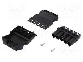 WIELAND Conector de bloque de bornas desmontable GESIS 20A Negro