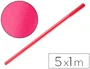 Liderpapel Papel Kraft para Embalaje, Rollo de 5 m x 1 m, 65 g/m2, Color Fucsia, Alta Resistencia