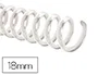 Q-connect Espiral Plástico Transparente 32 5:1 18mm Caja de 100 Unidades