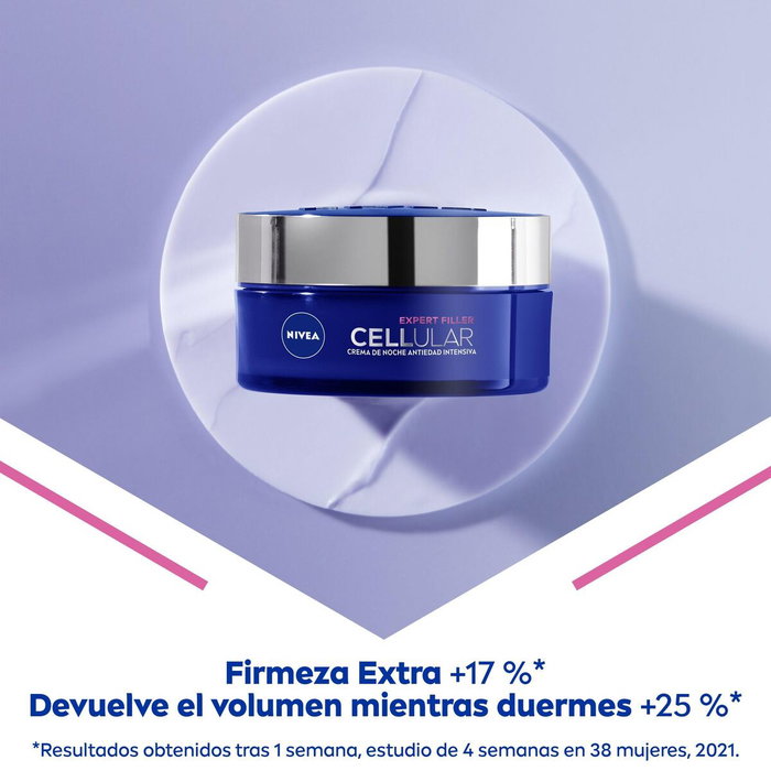 Nivea CELLULAR FILLER hialurónico & fólico crema noche 50 ml