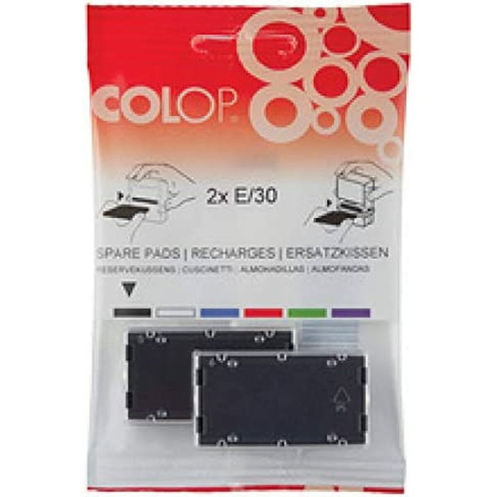Colop Almohadilla E/15 Azul Blíster de 2 Unidades