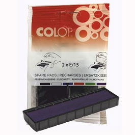 Colop Almohadilla E-15 Azul Blister -2 Unidades