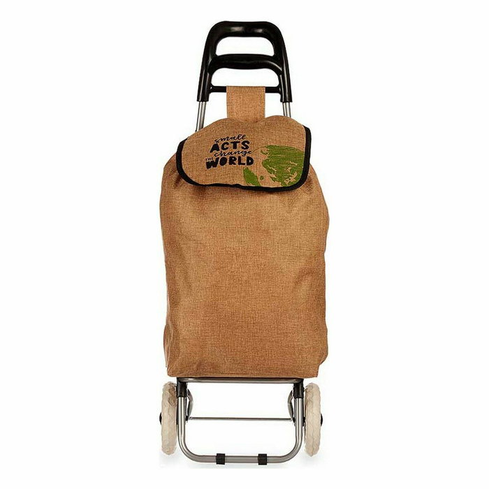 Carro de Compra Kinvara Marrón Negro Verde 3,3 L 36 x 95 x 35 cm (10 Unidades)