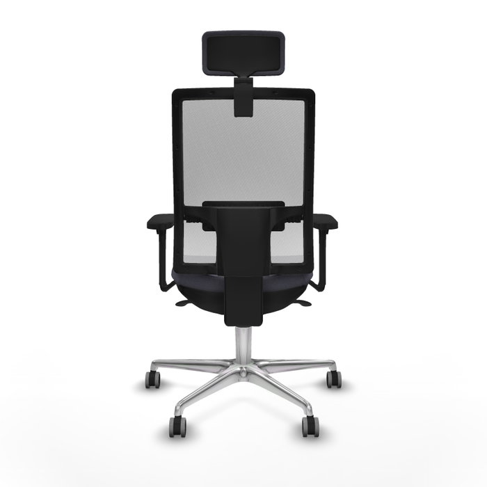 PIQUERAS Y CRESPO Silla de oficina Horna Gris oscuro con malla Blanca PIQUERAS Y CRESPO Silla de oficina Horna Gris oscuro con malla Blanca