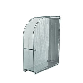 Revistero Forofis Metalico Malla Plateado
