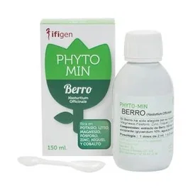 IFIGEN Phyto-Min Berro 150 ml - Extracto de Berro, Diurético y Depurativo, Rico en Potasio, Magnesio, Zinc