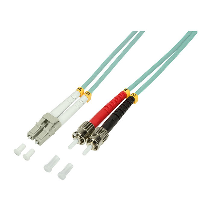 LogiLink Cable de parcheo OM3 LC / ST Duplex 2,0 m LogiLink Cable de parcheo OM3 LC / ST Duplex 2,0 m