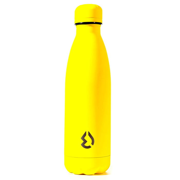 Water Revolution Botella Amarillo 500ml Acero Inoxidable Térmica Antigoteo 24h Frío 12h Caliente