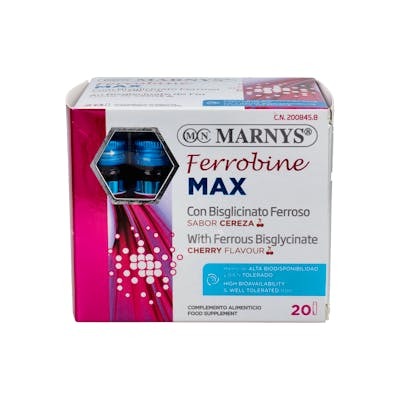 MARNYS Ferrobine MAX 20 viales de 10 ml MARNYS Ferrobine MAX 20 viales de 10 ml