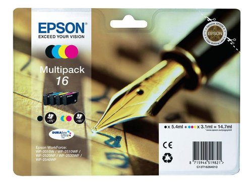 Epson Multipack de Tinta 16 DURABrite Ultra (C13T16264012)