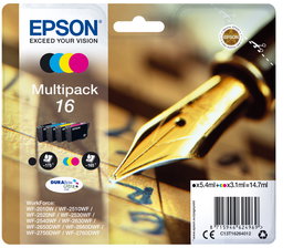 Epson DURABrite Ultra Ink Cartucho 16 Multipack 4 colores