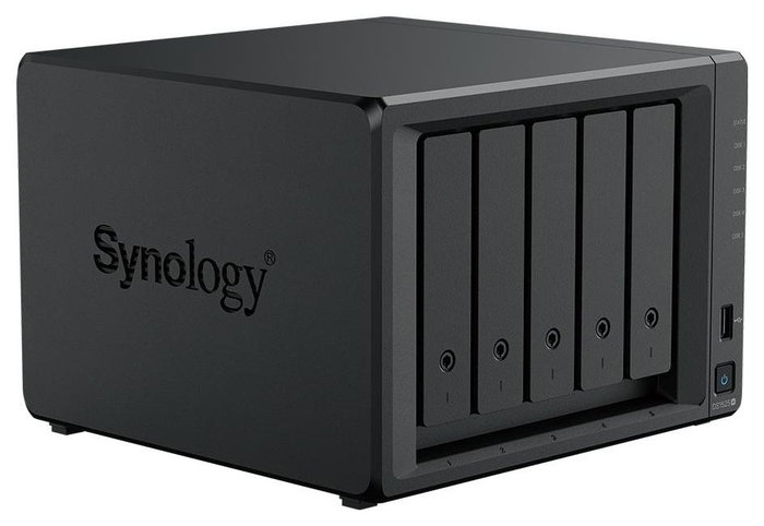 Synology DiskStation DS1525+ Servidor NAS de 5 bahías, Ryzen Embedded V1500B, 8 GB DDR4