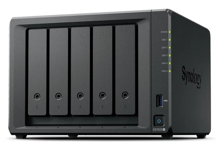 Synology Servidor NAS Disk Station DS1525+ 5 Bahías con Procesador AMD Ryzen Synology Servidor NAS Disk Station DS1525+ 5 Bahías con Procesador AMD Ryzen