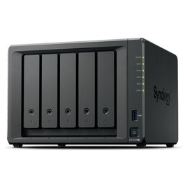 Almacenamiento en Red NAS Synology DS1525+ Negro AMD Ryzen V1500B