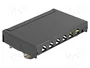 DeLOCK Mini Patch Panel de Escritorio 6 Puertos RJ-45 Cat6a Blindado Negro