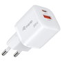 EQUIP Cargador 20W GaN con 2 Puertos USB-C PD3.0 y USB-A Blanco