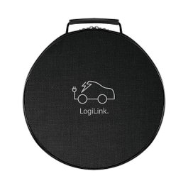 LogiLink Funda protectora para cable de carga de vehículo eléctrico Black