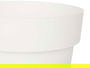 Ibergarden Maceta Plástico Blanca 20 cm Diámetro, 19 cm Alto, 3.4 L Capacidad (Set de 12)