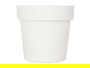 Ibergarden Maceta Plástico Blanca 20 cm Diámetro, 19 cm Alto, 3.4 L Capacidad (Set de 12)