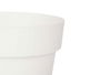 Ibergarden Maceta Plástico Blanca 20 cm Diámetro, 19 cm Alto, 3.4 L Capacidad (Set de 12)