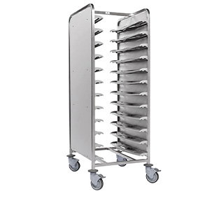 Matfer Carro Self 2x12 Cerra con 24 bandejas Matfer Carro Self 2x12 Cerra con 24 bandejas