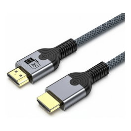 Vision Magic 3 m HDMI-Kabel 8k 60 Hz HDMI 2.1 48 Gbps ARC HDR doppelt abgeschirmt vergoldete Stecker Weiß 3MHDMI8K