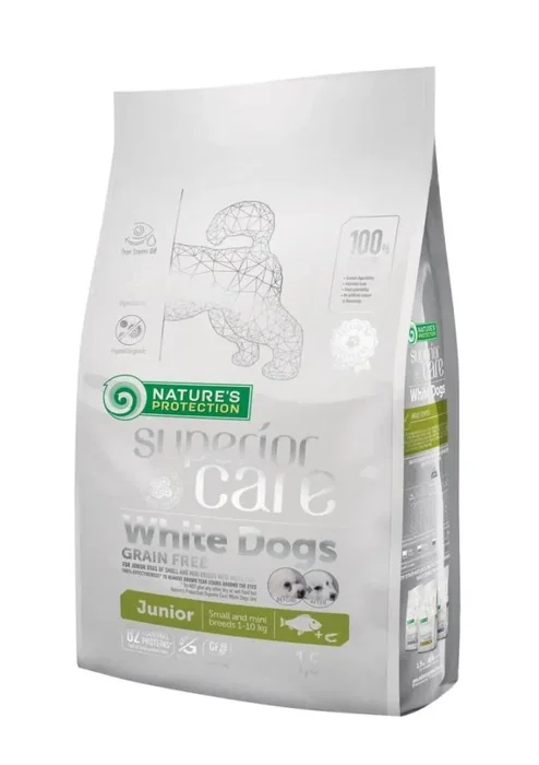 Nature's Protection Superior Care White Dog Junior GF Pescado Blanco 10kg Nature's Protection Superior Care White Dog Junior GF Pescado Blanco 10kg