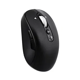 T'nb infinitemn Ratón inalámbrico recargable con rueda de desplazamiento de doble función - negro