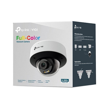 TP-Link Omada S245(2.8mm) Cámara IP Full-Color 4MP Exterior con Visión Nocturna y WDR 120dB