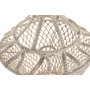 DKD Home Decor Pantalla de Macramé en Algodón Tejido a Mano Crudo
